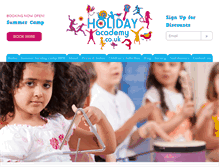 Tablet Screenshot of holidayacademy.co.uk